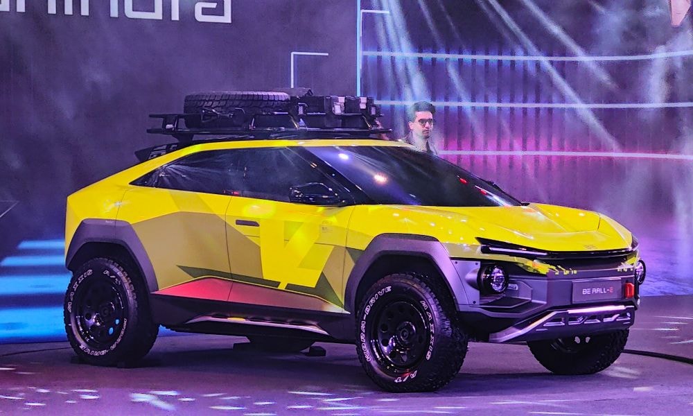 Mahindra Unveils Off-Road Focused All-Electric BE Rall-E SUV Concept Mahindra Unveils Off-Road Focused All-Electric BE Rall-E SUV Concept