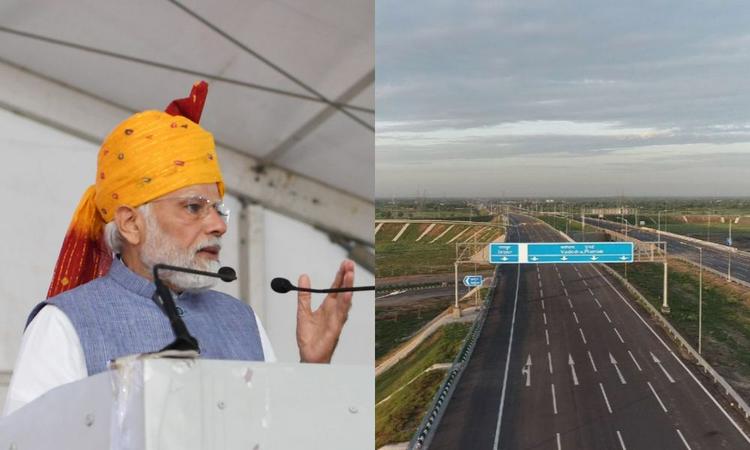 The inaugurated stretch runs from Delhi to Lalsot in Rajasthan via Dausa and reduces travel time to Jaipur from 5 hours to under 3.5 hours.