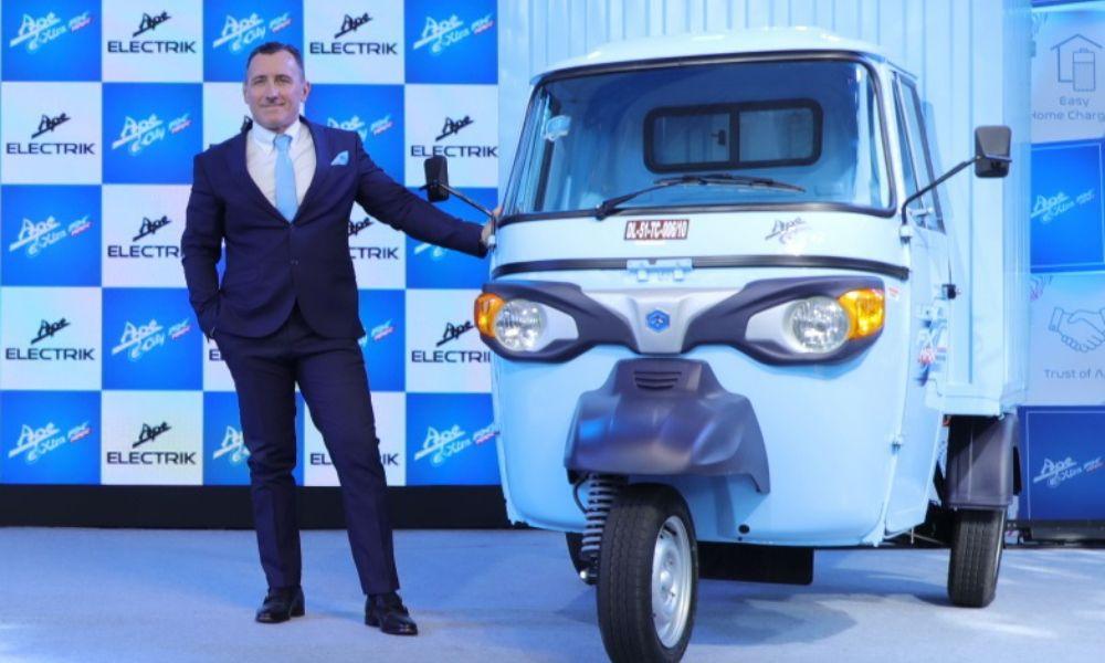 Piaggio Delivers 10,000 Electric Three-Wheelers In India In 2022