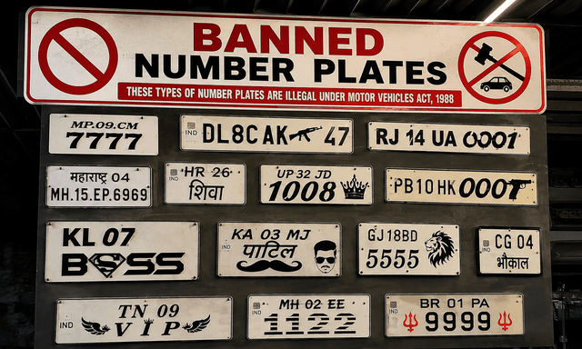 How Fancy Number Plates And Number Plate Frames Can Lead To A Heavy Fine How Fancy Number Plates And Number Plate Frames Can Lead To A Heavy Fine