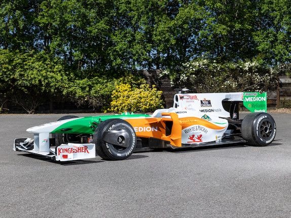 Force India F1 Car That Secured Pole In 2009 To Be Auctioned By Bonhams Force India F1 Car That Secured Pole In 2009 To Be Auctioned By Bonhams