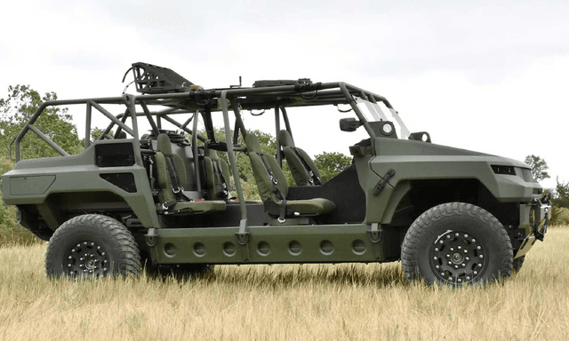 GM Defense Unveils Hummer EV-Based Military Vehicle Concept