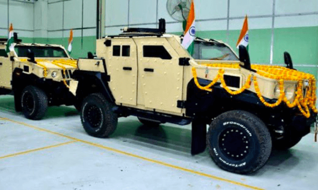 Made exclusively for the Indian armed forces, the Armado ALSV has features including ballistic protection, automatic grenade launcher, self cleaning exhaust system and more.