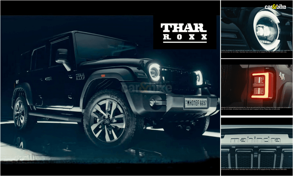 Mahindra Thar 5-Door Previewed In Official Video Ahead Of August 15 Debut; Named Thar Roxx Mahindra Thar 5-Door Previewed In Official Video Ahead Of August 15 Debut; Named Thar Roxx