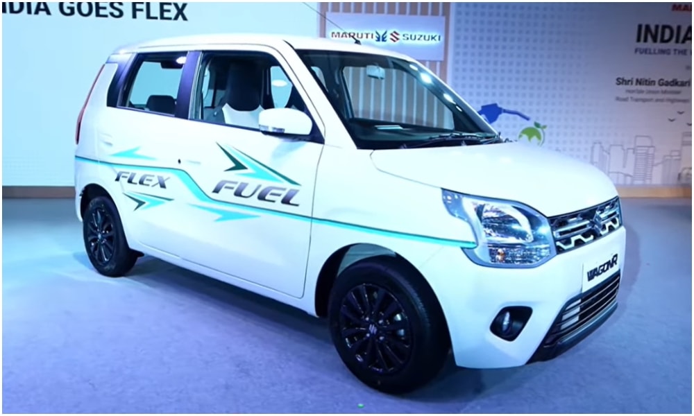 Maruti Suzuki Wagon R Flex Fuel Showcased In Delhi; Can Run On Pure Ethanol Maruti Suzuki Wagon R Flex Fuel Showcased In Delhi; Can Run On Pure Ethanol