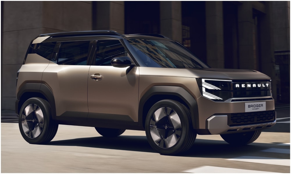 Renault Bridger Sub-4M SUV Concept Unveiled: Mini Duster To Arrive In 2027 With Hybrid, EV Options Renault Bridger Sub-4M SUV Concept Unveiled: Mini Duster To Arrive In 2027 With Hybrid, EV Options