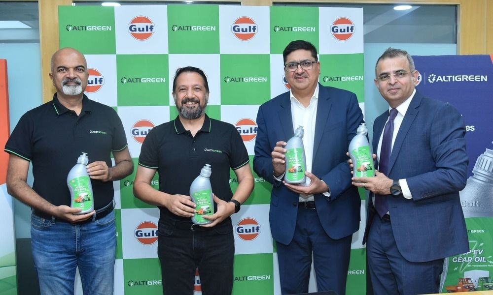 Altigreen Partners With Gulf Oil India For Specialised EV Fluids Altigreen Partners With Gulf Oil India For Specialised EV Fluids