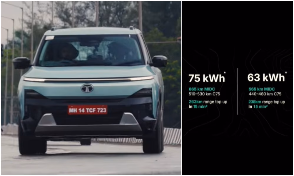 Tata Sierra EV Real-World (C75) Range Figures Revealed Tata Sierra EV Real-World (C75) Range Figures Revealed