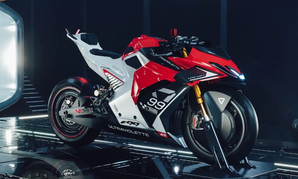 EICMA 2023: Ultraviolette F99 Electric Race Bike Debuts, Can Clock 265 Kmph EICMA 2023: Ultraviolette F99 Electric Race Bike Debuts, Can Clock 265 Kmph