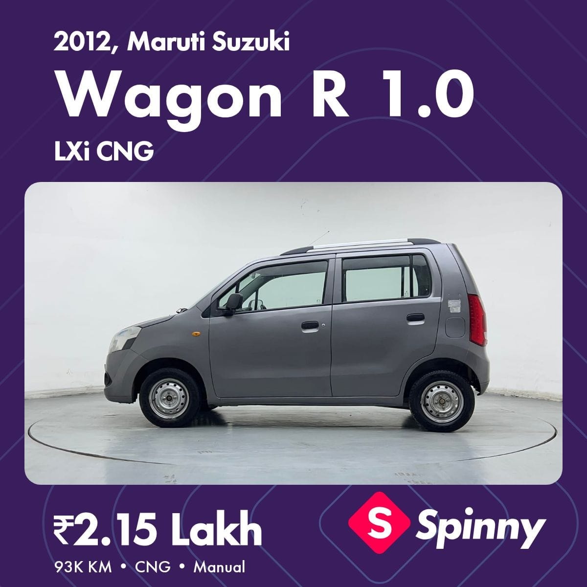 Used 2012 Maruti Suzuki Wagon R Used 2012 Maruti Suzuki Wagon R
