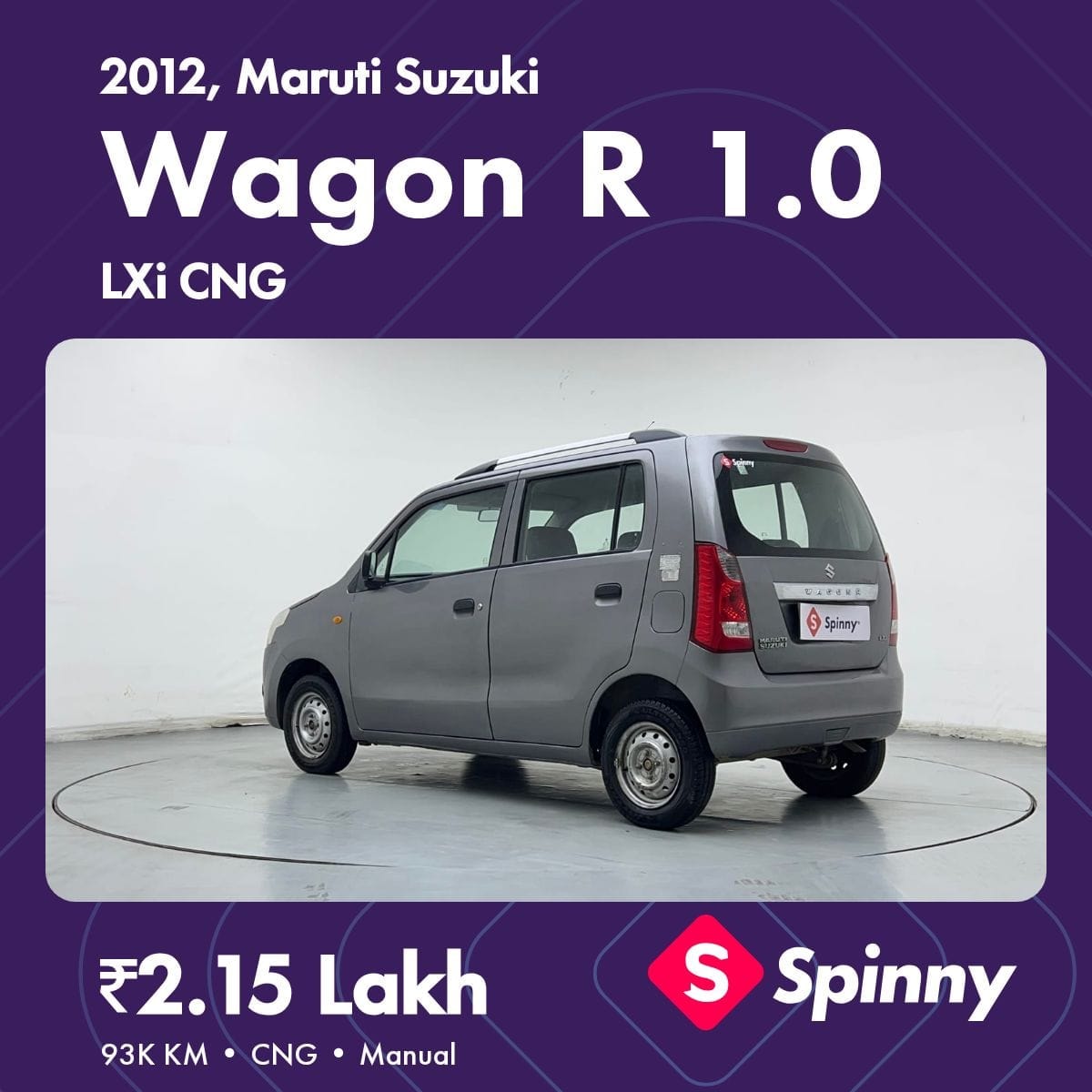 Used 2012 Maruti Suzuki Wagon R Used 2012 Maruti Suzuki Wagon R