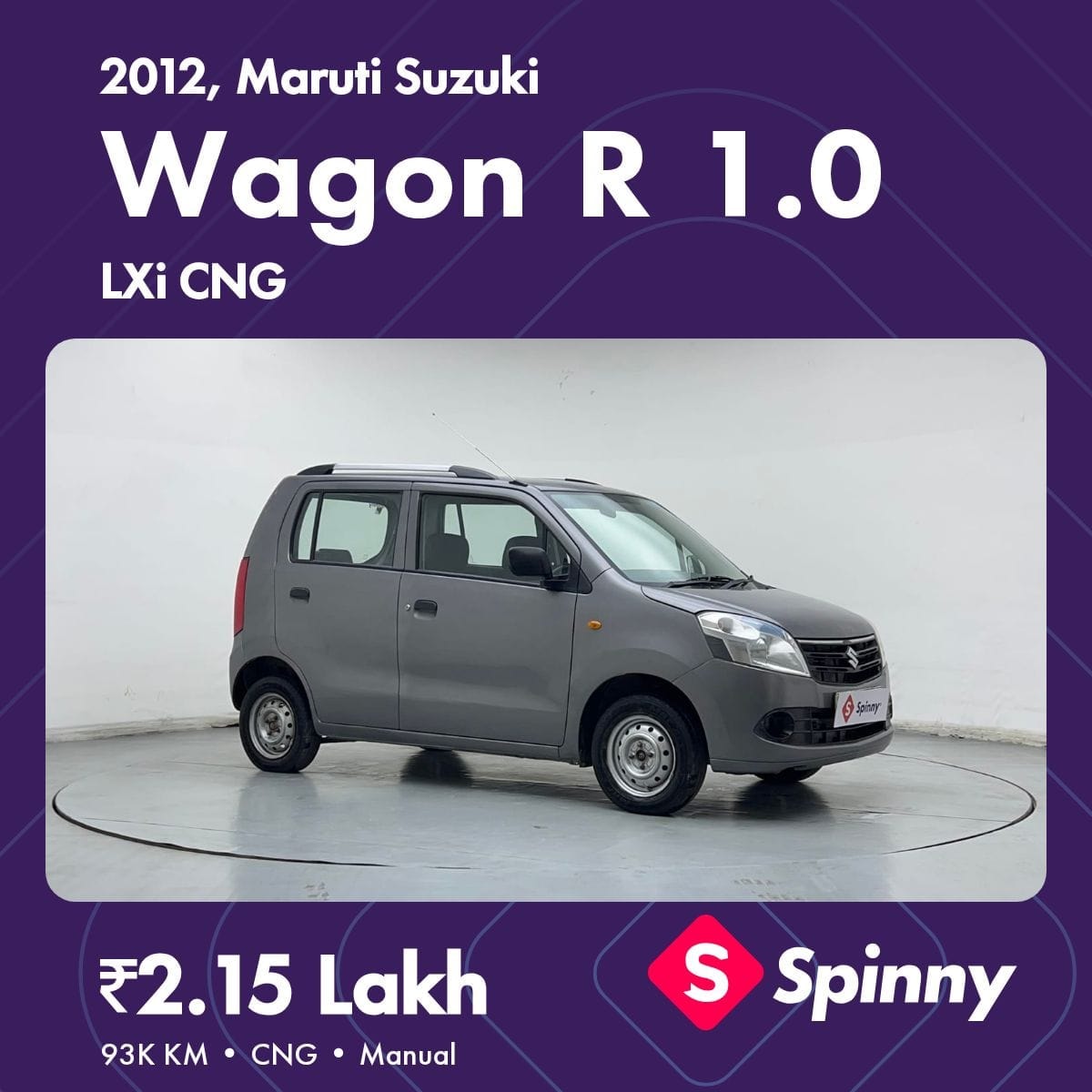 Used 2012 Maruti Suzuki Wagon R Used 2012 Maruti Suzuki Wagon R