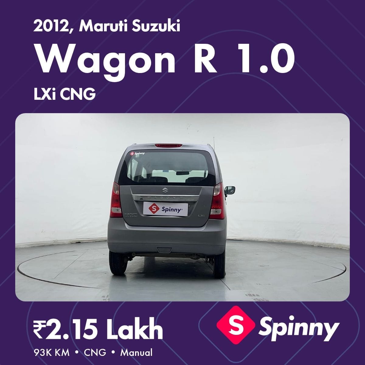 Used 2012 Maruti Suzuki Wagon R Used 2012 Maruti Suzuki Wagon R