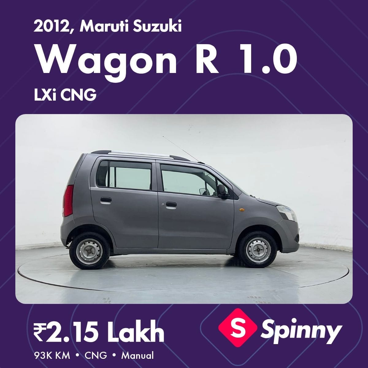 Used 2012 Maruti Suzuki Wagon R Used 2012 Maruti Suzuki Wagon R
