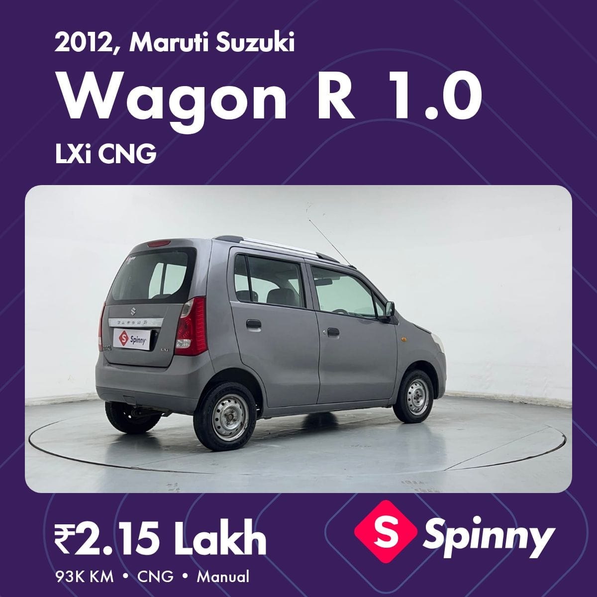 Used 2012 Maruti Suzuki Wagon R Used 2012 Maruti Suzuki Wagon R