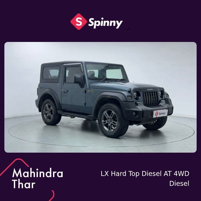 Used 2022 Mahindra Thar Used 2022 Mahindra Thar