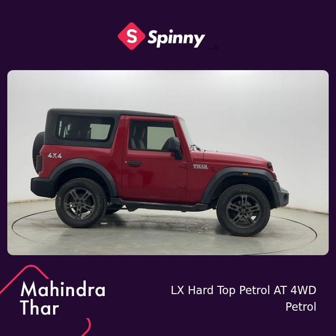 Used 2022 Mahindra Thar Used 2022 Mahindra Thar