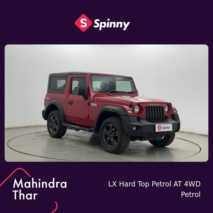Used 2022 Mahindra Thar Used 2022 Mahindra Thar