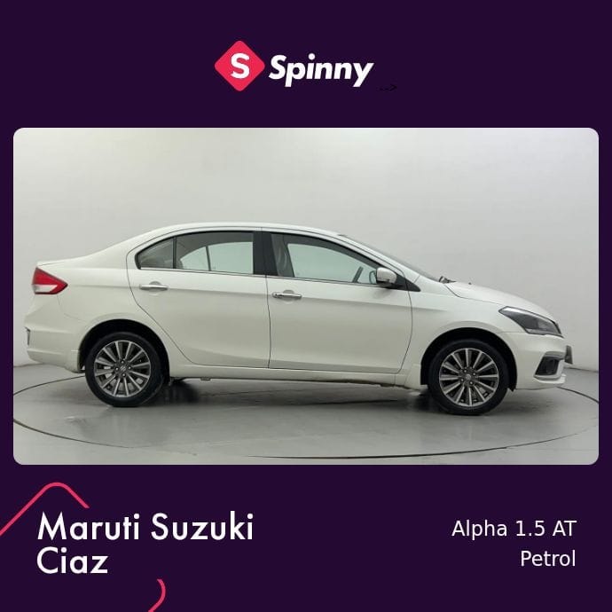 View 2022 Maruti Suzuki Ciaz Alpha Automatic Petrol BS IV Image 6 Used 2022 Maruti Suzuki Ciaz Alpha Automatic Petrol BS IV Image 6