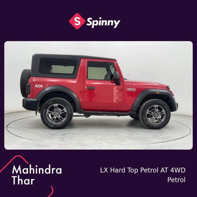 Used 2022 Mahindra Thar Used 2022 Mahindra Thar