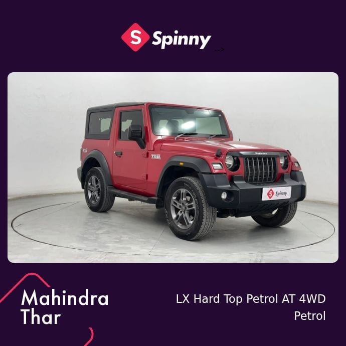 Used 2022 Mahindra Thar Used 2022 Mahindra Thar