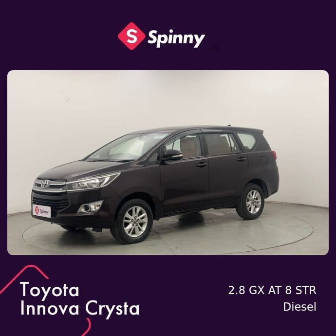 Used 2016 Toyota Innova Crysta Used 2016 Toyota Innova Crysta