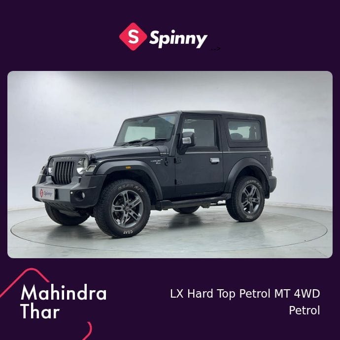 Used 2022 Mahindra Thar Used 2022 Mahindra Thar