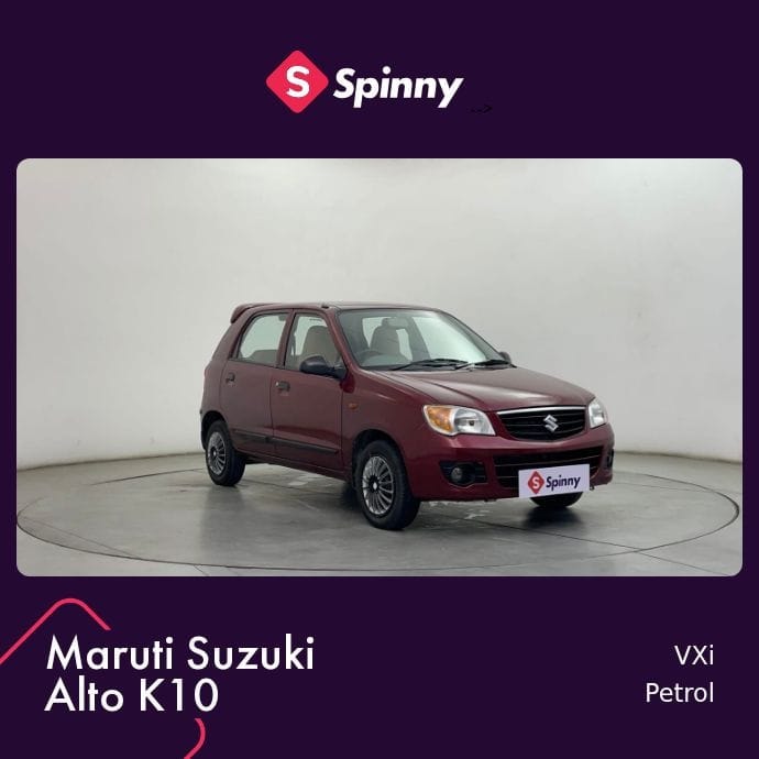 Used 2012 Maruti Suzuki Alto K10 Used 2012 Maruti Suzuki Alto K10