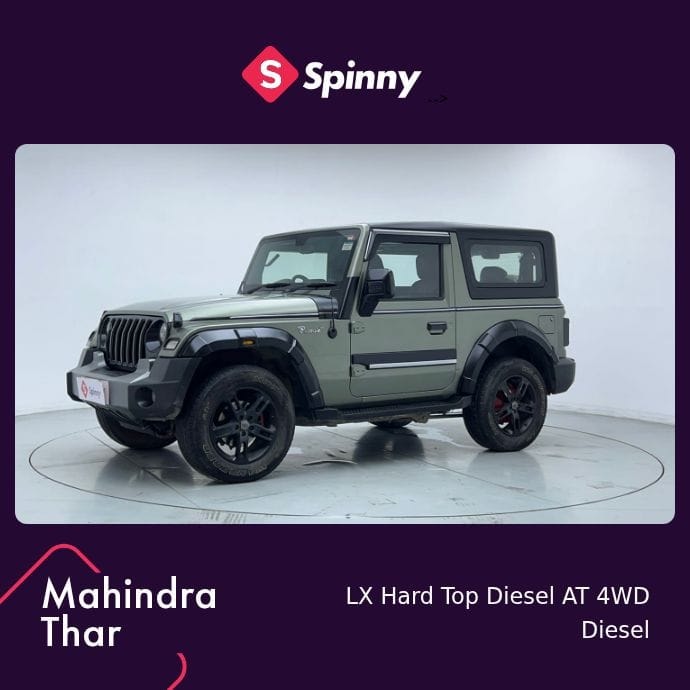 Used 2022 Mahindra Thar Used 2022 Mahindra Thar