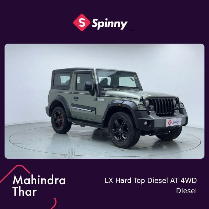 Used 2022 Mahindra Thar Used 2022 Mahindra Thar