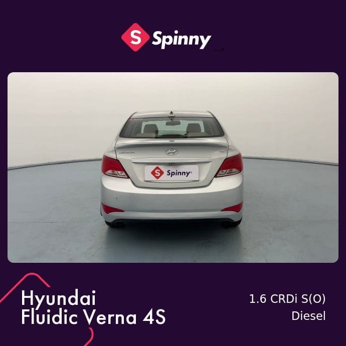 Used 2015 Hyundai Fluidic Verna Used 2015 Hyundai Fluidic Verna