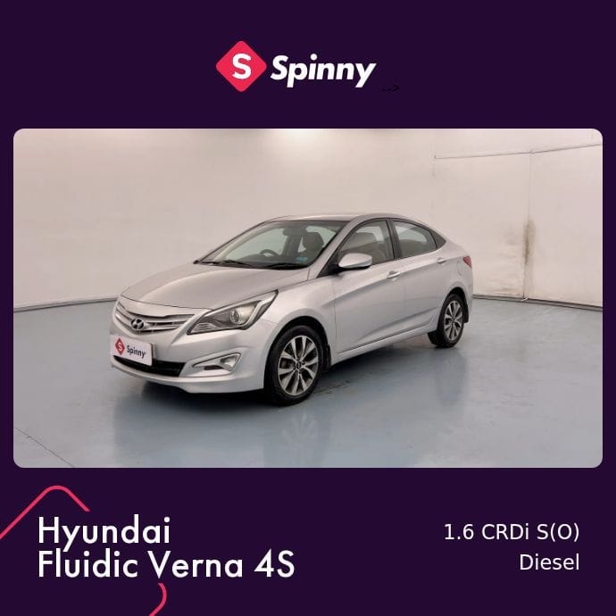 Used 2015 Hyundai Fluidic Verna Used 2015 Hyundai Fluidic Verna
