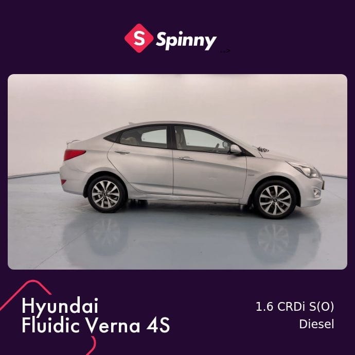 Used 2015 Hyundai Fluidic Verna Used 2015 Hyundai Fluidic Verna