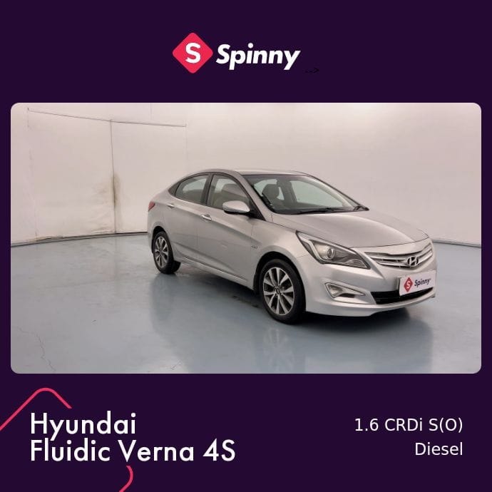 Used 2015 Hyundai Fluidic Verna Used 2015 Hyundai Fluidic Verna