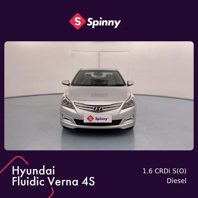 Used 2015 Hyundai Fluidic Verna Used 2015 Hyundai Fluidic Verna