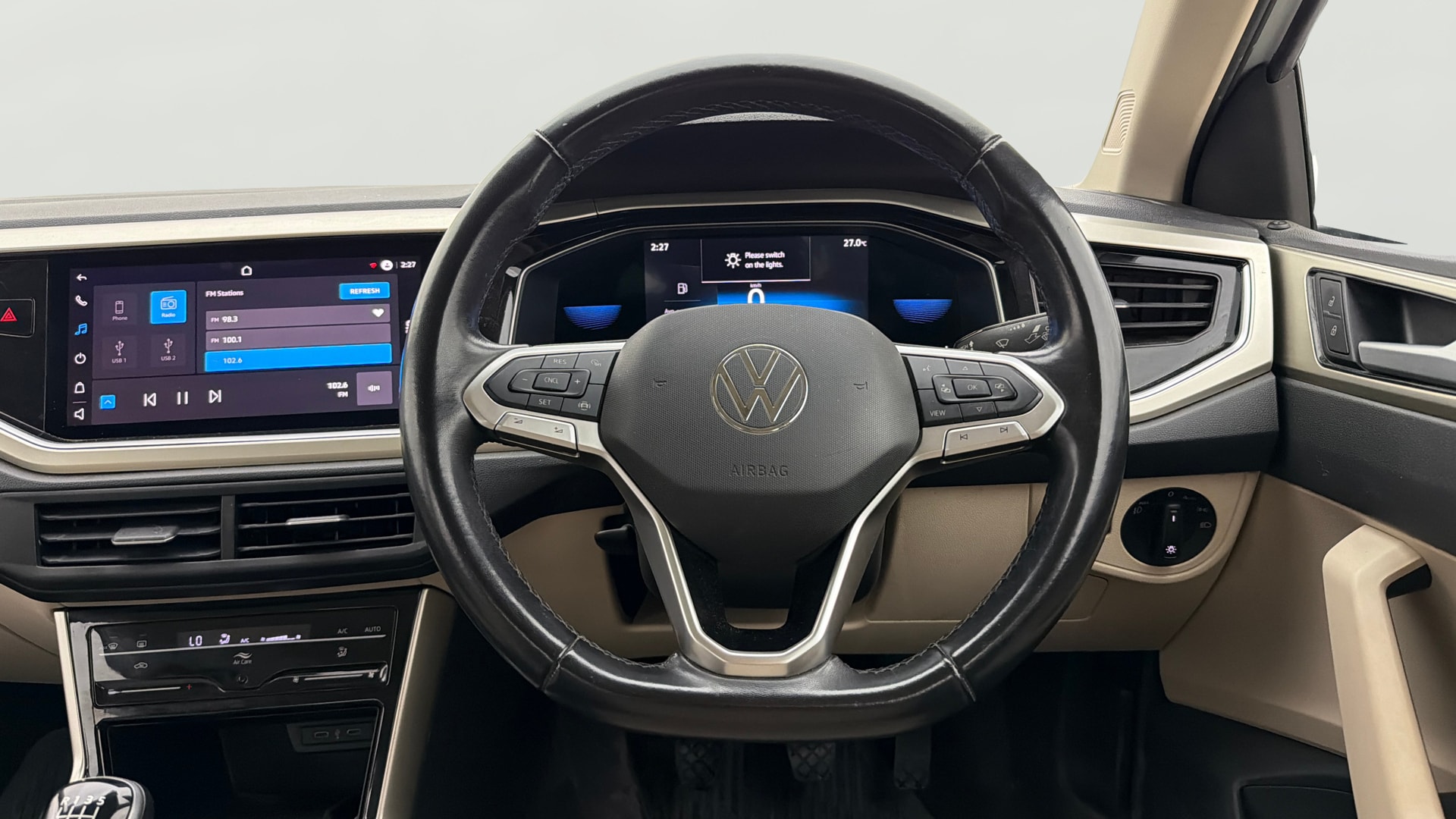 View 2022 Volkswagen Virtus Topline 1.0 TSI MT Image 13 Used 2022 Volkswagen Virtus Topline 1.0 TSI MT Image 13