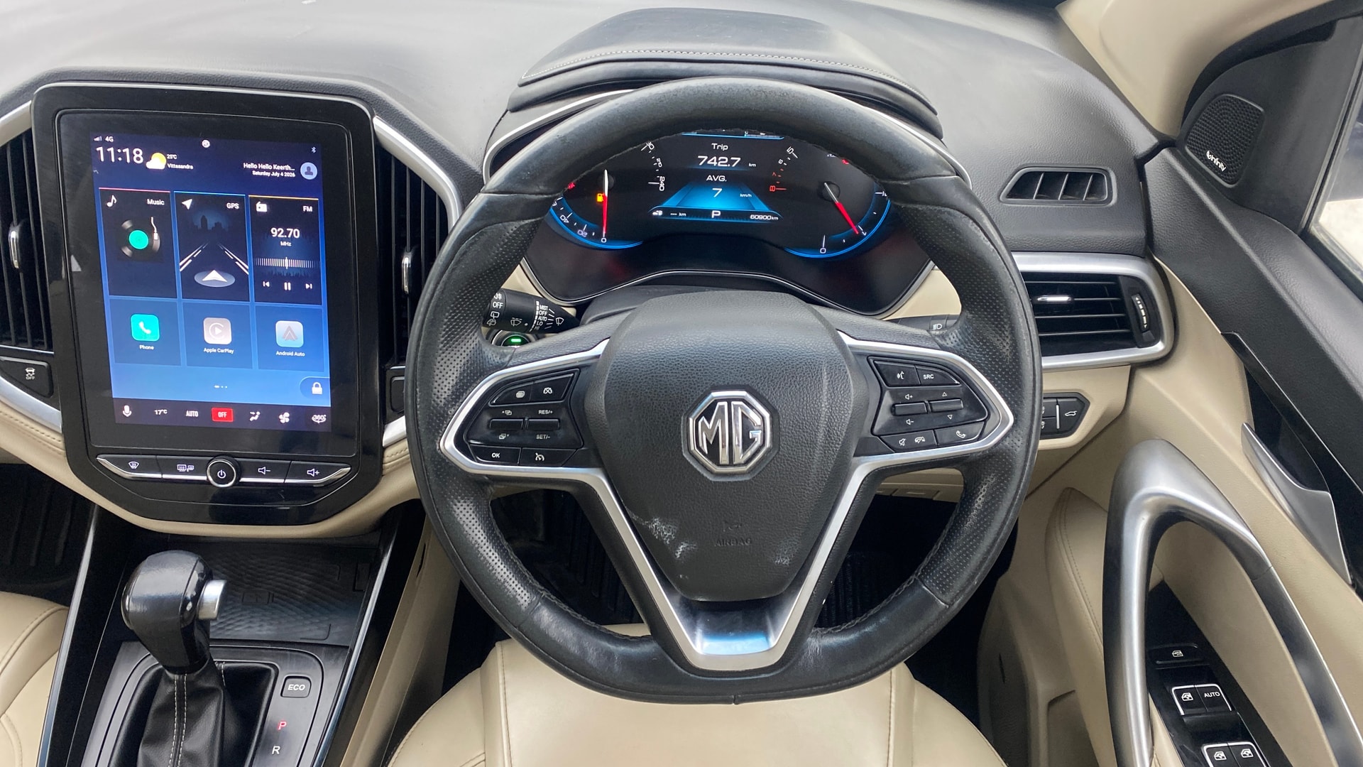 View 2021 MG Hector Sharp CVT Petrol Image 13 Used 2021 MG Hector Sharp CVT Petrol Image 13