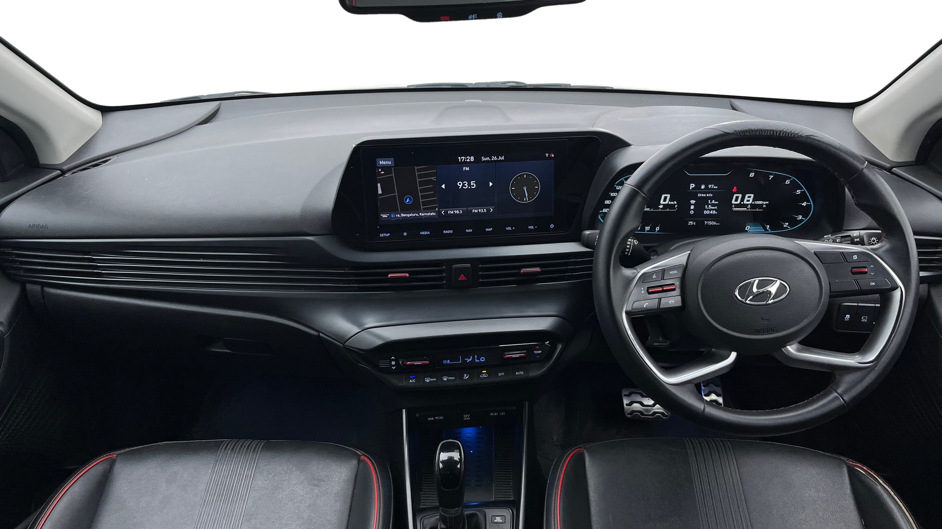 View 2021 Hyundai Elite i20 1.0 Asta DCT Dual Tone Petrol Image 30 Used 2021 Hyundai Elite i20 1.0 Asta DCT Dual Tone Petrol Image 30