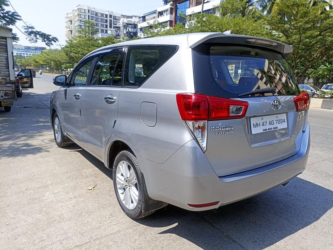 2019 Toyota Innova Crysta 2.8 ZX AT 7-Seater Rear Left View 