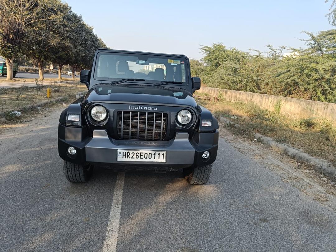 2021 Mahindra Thar LX Automatic 4 Seater Convertible Top Diesel Front View 