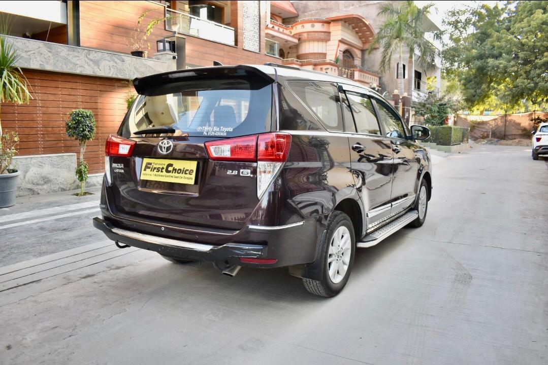 2017 Toyota Innova Crysta 2.8 GX AT 7-Seater Rear Left View 