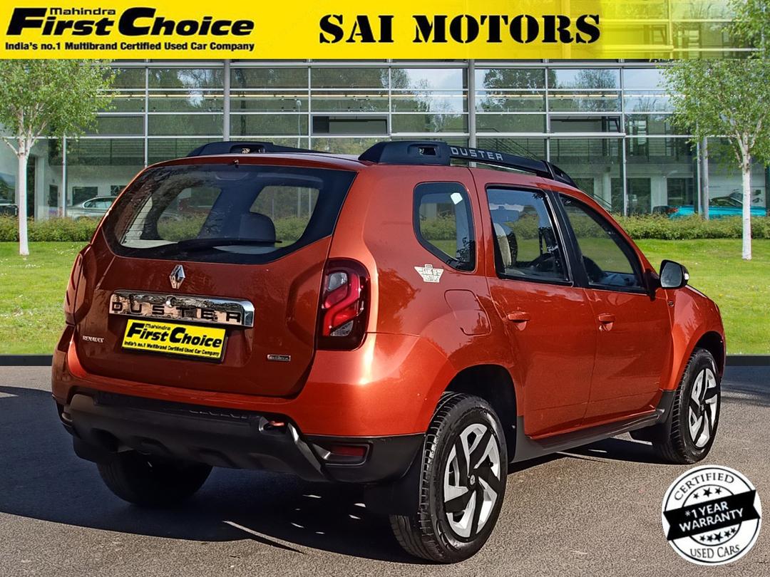 2016 Renault Duster RxL Diesel 110 PS 4x2 AMT Rear Right View 