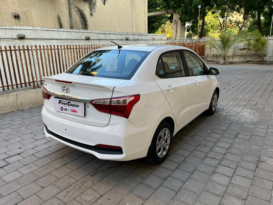 2019 Hyundai Xcent S Petrol Rear Left View 
