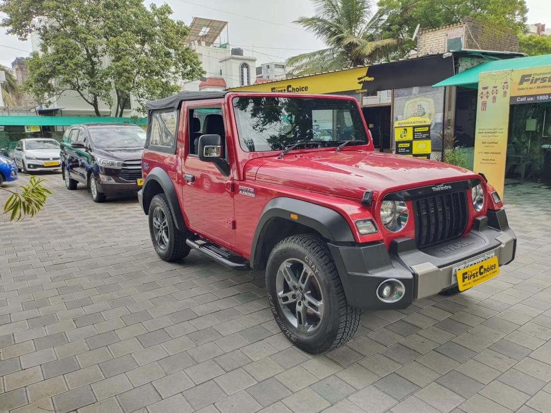 2020 Mahindra Thar AX Manual 6 Seater Soft Top Diesel Front Right View 