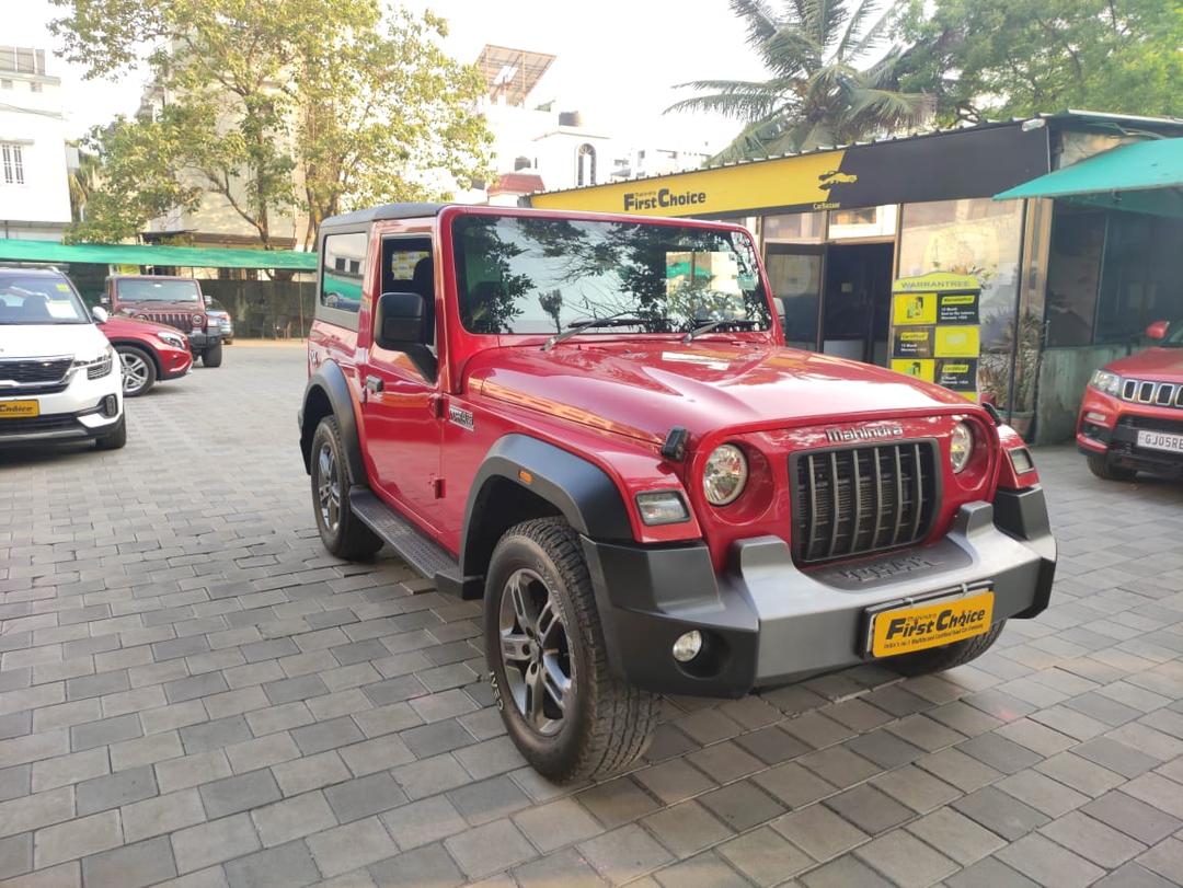 2021 Mahindra Thar LX Automatic 4 Seater Hard Top Diesel Front Right View 