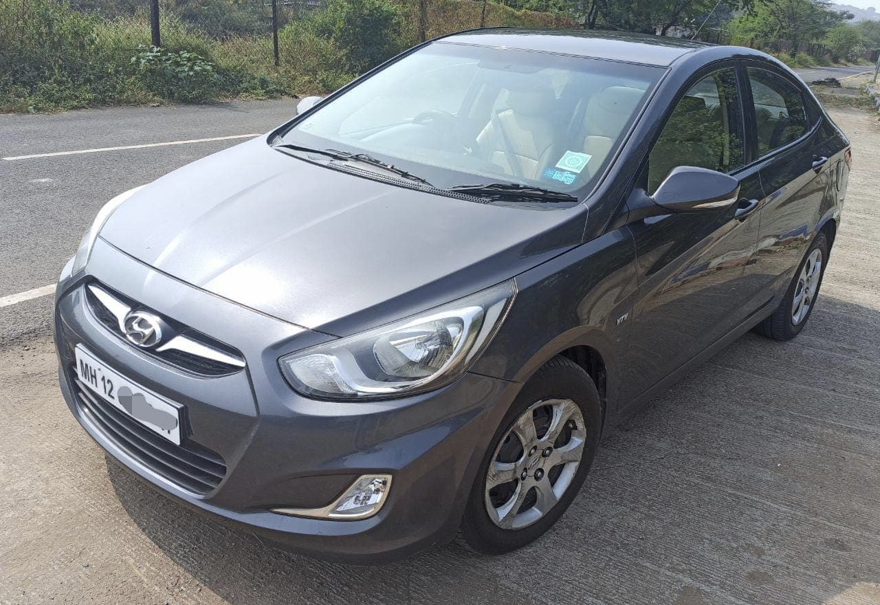 Used Hyundai Verna 1.6 VTVT EX in Pune 2024 model, India at Best Price.