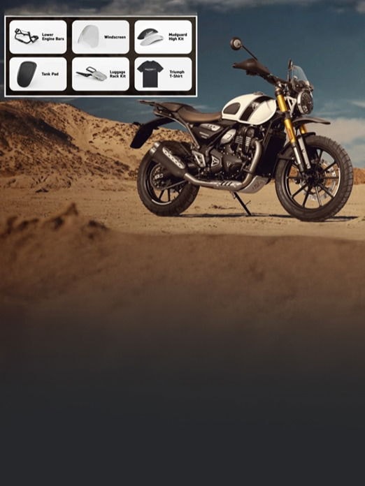 Triumph Scrambler 400 X Gets Free Accessories Triumph Scrambler 400 X Gets Free Accessories